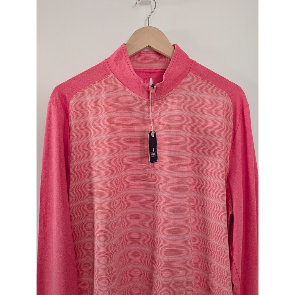 Johnnie-O Quarter Zip Golf Pullover Performance Active Lightweight Mens M New